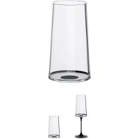 Trebonn Champagneglas SplitGlass Zwart (Set van 2)