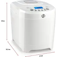 Equivera Broodbakmachine - Meerdere Programma's - Glutenvrij - Timer - Automatisch - Premium