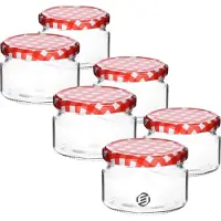 Equivera Overnight Oats Potjes - Muesli Beker - Mason Jar - Havermout - Set - Must have voor jouw ontbijt