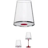 Trebonn Rode Wijnglas / Tumbler SplitGlass Rood 450 ml (Set van 2)