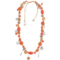 Behave – Verstelbare damesketting – Boho etnisch accent – Munthangers
