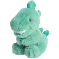 Aurora Draak Ryker | ebba Baby Eco | | Knuffels | Groen Turqoise | Speciaal voor Baby's | Rammelaar | Dragon | 15 cm