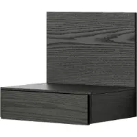 New Works Tana Wand Nachtkasje Black Stained Oak