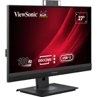 Viewsonic VG2757V-2K LED-kantoormonitor 68,58 cm (27 inch) Incl. camera met geïntegreerde zoom, microfoon en 2x 5W luidsprekers, USB-C dockingstation, QHD, 16:9, 5ms, IPS, 350cd/m², 100Hz