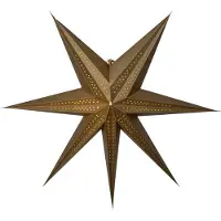 Star Trading Papieren kerstster goud - 60x60 cm - Prachtige kerstdecoratie