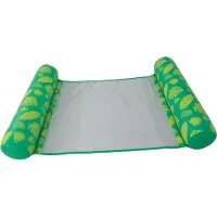 Swim Essentials - waterhangmat - 117 cm - Groen - Plantenprint - suntanner