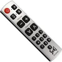 Hapena Universele, programmeerbare afstandsbediening Seki Grande, zilver