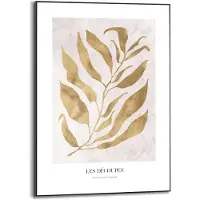 Praxis Schilderij Golden Branch - Slim Frame 50x70 Cm Mdf Goudkleurig
