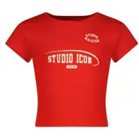 Raizzed T-shirt Rood Meisjes Stretchkatoen Ronde hals Printopdruk - maat 176