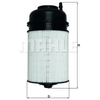 MAHLE ORIGINAL KX 224/17D Brandstoffilter