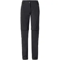 Vaude Women's Farley Stretch ZO T-Zip Pants II, wandelbroeken, dames, zwart