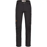 Fjällräven - Wandel- en bergsportkleding - Kaipak Trousers M Dark Grey - Black voor Heren - Maat 44 EU - Grijs