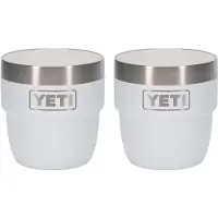 Yeti Coolers - Rambler Cup 2-Pack - Isoleerbeker 118 ml, grijs/wit