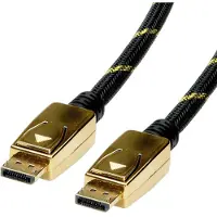 Roline GOLD DisplayPort Kabel, v1.4, DP M/M, 2 m