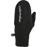 Icebreaker - Merino 200 Oasis Convertible Mittens - Handschoenen XS, zwart