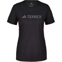 Adidas - Women's Multi Logo Tech T-Shirt - Sportshirt M, grijs