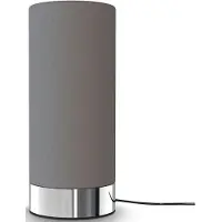 B.K. Licht - Klassieke Tafellamp - dimbaar - touch - grijze bedlamp - E14 fitting - h.:24.5cm