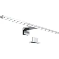 B.K.Licht - LED Spiegellamp - wandlamp met chroom kleur - badkamerverlichting - l:60cm - IP44 - 4.000K - 8W