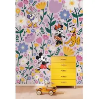 Komar Kinderbehang Disney Mickey Mouse and Minnie Mouse Botanical Spring (1 stuk)