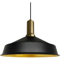 Bamyum Asletl hanglamp Esstich Ø41 cm, hanglamp vintage, hanglamp industrieel van metaal E27, woonkamerlamp hangend vintage, hanglamp eettafel en woonkamer, keukenlamp zwart