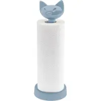 Koziol Keukenrolhouder, Organic Bio-Circular, Natuur Bloemen Blauw - | Miaou