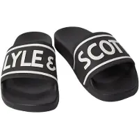 Lyle & Scott Slippers Zwart