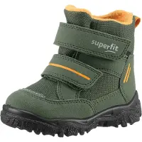 Superfit Snowboots ''HUSKY 1'' lichtgrijs / kaki / oranje