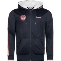 Lonsdale Trainingsjack navy / bloedrood / wit