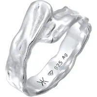 KUZZOI - Ring - Heren Biologisch 925 Sterling Zilver - Heren