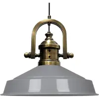 Bamyum Asletl Industriële Grijs Hanglamp Van Metaal