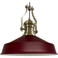 Bamyum Hanglamp Vintage, Bordeaux Grote Lamp