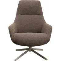 Kare design Draaifauteuil Mimi bruin