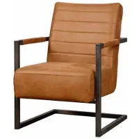Tower Living Fauteuil Rocca Bull Cognac