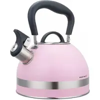 KINGHOFF KH1856 Fluitketel - RVS - 1,8 Liter - Geschikt voor Alle Warmtebronnen (Incl. inductie) - Opvouwbaar Handvat