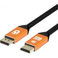 Drivv. Displayport Kabel - 8K 60Hz - 4K 144Hz - 32.4Gbps - Displayport 1.4 - DP Kabel - 2 meter - Oranje