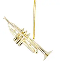 Agifty Kerstversiering Trompet 11,5 cm, verguld