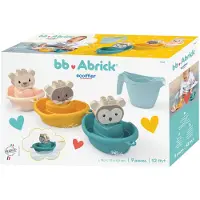 Ecoiffier badspeelgoed bootjes dieren met gieter - kleurrijk badspeelgoed set.