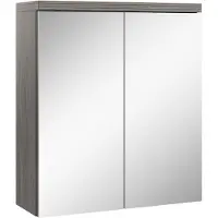 Badplaats Spiegelkast toledo 60 x 20 x 60 cm grijs badkamerkast