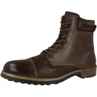 Nobrand Veterboots 'Iron 4' bruin / donkerbruin