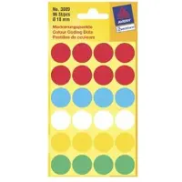 Kangaro Etiket Zweckform 18mm Rond Pak A 10 St. Multi multi Etiket