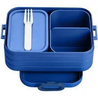 Mepal Bento Lunchbox midi - Broodtrommel - 4 boterhammen - Vivid blue