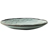 Dutch rose Organic bord 17cm blauw 4st blauw Aardewerk Bord