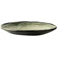 Dutch rose Organic bord 17cm groen 4st groen Aardewerk Bord