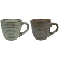Svenska Living Koffiemok Met Oor Ø9,7x9cm 380ml 6st Verschillende verschillende Aardewerk