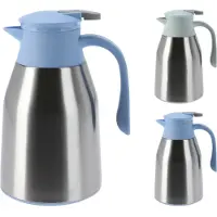 Excellent houseware Koffiekan RVS/kunststof 1L Verschillende verschillende RVS