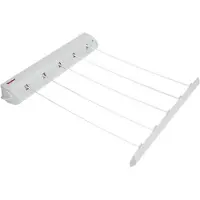 Metaltex 8002524063259, Wasmachine-rek voor aan de muur, ABS-kunststof, Nylon, Wit, 360 mm, 60 mm, 70 mm
