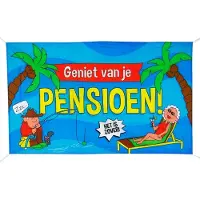 Paper Dreams Gevel Vlag XXL Pensioen Multi multi Polyester Vlag