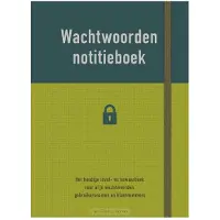 Zuidnederlandse Uitgeverij (ZNU) Notitieboek - Wachtwoorden (groen)