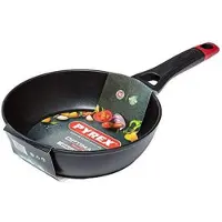 Pyrex Optima+ Diepe Koekenpan Ø24cm Zwart zwart Aluminium Pan