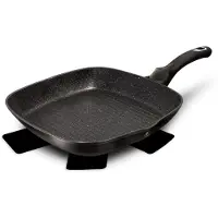 Berlinger Haus Grillpan 28cm Black Silver Zwart zwart Aluminium Berlingerhaus Pan